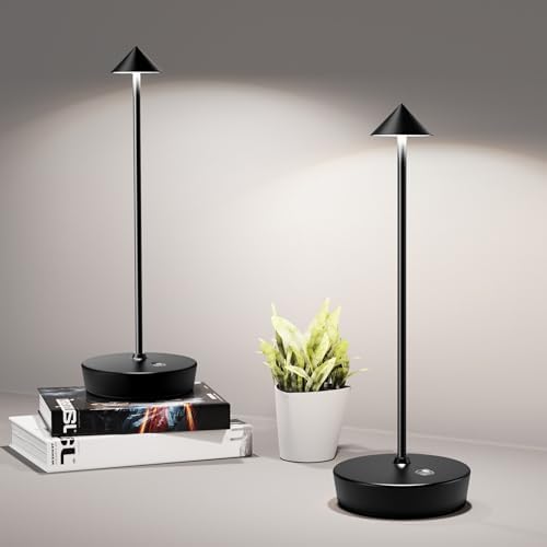 LED Cordless Table Lamp Rechargeable 6000mAh Battery Outdoor Desk Lamp by SHANGCAI