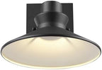 Globe Electric 44686 Harris LED Integrated Outdoor Wall Sconce, Matte Black, 11W, 530 Lumens, 3000 Kelvin - Image 6