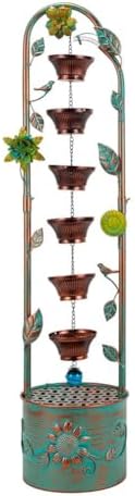 40" Vintage Metal Floor Water Fountain by SUNNYGIFT