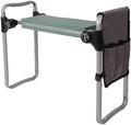 2022 Garden Kneeler and Seat Stool,Foldable Heavy Duty Garden Bench Workseats with Tool Pocket and Soft EVA Kneeling Pad for Senior,Gardening Lovers, Green by DCDICLASSE