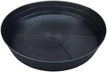 25 Inch Extra Large Planter Saucer, Extra-Deep 4.25 in Black Drip Trays for Flower Pot, Heavy Duty Drainage Tray Indoors No Holes, Plastic Plant Plate Water Catcher for Pots Base 19 20 21 22 in by MARYJANESPALACE