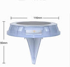 Solar Ground Lights, 12 Lamp Beads Led Solar Garden Lights Outdoor Waterproof for Landscape Lighting Lawn Pathway Yard Driveway In-Ground Disk Buried Lights,White Light - Image 7