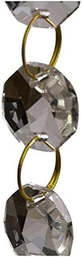 Chandelier Crystal Prisms Pendants 14mm Clear Crystal Octagon Beads Garland with Metal Connectors for wedding$home Decoration, Curtain, Chandelier, Accessories Chandelier Crystal Prisms Pendants (Col by Unknown