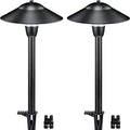 SUNVIE 3W Low Voltage Pathway Lights, 3000K Classic LED Aluminum 2-Pack by SUNVIE