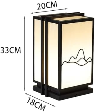 Outdoor Bollard Light, LED Landscape Pathway Lamp, IP55 Exterior Lighting Fixture, Stainless Steel Frame, PMMA Light Panel, Modern Garden Walkway Patio Courtyard Park Lawn Driveway Area - Image 2