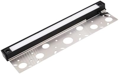 LUMENGY 12 Inch LED Hardscape Light, 1 to 4 Watt Dimmable, 5000K Daylight, 12V, Easy Replaceable Feature, Includes 3 Mounting Plates for Outdoor Paver Steps and Retaining Walls, Black by LUMENGY