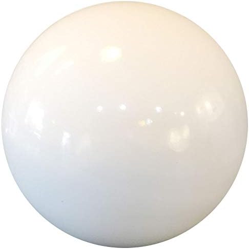 35cm/14inch Diameter Gazing Globe Mirror Ball,White Stainless Steel Polished Reflective Smooth Garden Sphere,Colorful and Shiny Addition to Any Garden or Home by HomDSim