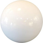 35cm/14inch Diameter Gazing Globe Mirror Ball,White Stainless Steel Polished Reflective Smooth Garden Sphere,Colorful and Shiny Addition to Any Garden or Home by HomDSim