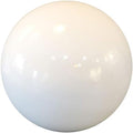 40cm/16inch Diameter Gazing Globe Mirror Ball,White Stainless Steel Polished Reflective Smooth Garden Sphere,Colorful and Shiny Addition to Any Garden or Home by HomDSim