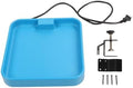 Heated Bird Bath Deicer 75W Deck Mount with 3.9 Inch Clamp Electric Water Heater for Winter Easy Clean (Water Tray) by Unknown