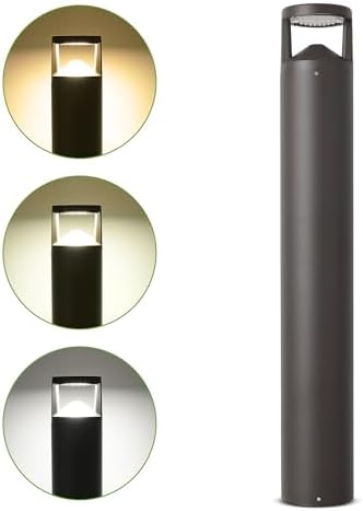 LED Bollard Landscape Light, 42-inch 24W, Bronze, 3CCT Selectable by LEDFlyingDirect
