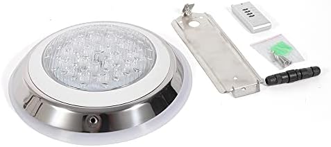 54W RGB LED 7 Color Changing Pool Light 5400 LMS Wall Surface Mounted Waterproof 90 Degrees Beam Angle Swimming Pool Pond Submersible Underwater Lamp IP68 Waterproof 12V AC with Remote 4.9ft Cord - Image 3