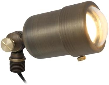 Lightkiwi S1997 Outdoor 12V Spotlight Brass Fixture for Low Voltage Landscape/Garden Lighting (Light Bulb Not Included) - Image 4