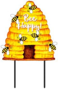 Briarwood Lane Summer Metal Art 26x17 Bee Happy Hive for Summer Metal Art by BriarwoodLane