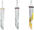 Wind Chime Aeolian bells 12 Tubes Wind Chimes Metal Wind Bells Classic Handmade Ornament Garden Patio Outdoor Wall Hanging Home Decor Wind Chimes for Outside Memorial Wind Chimes ( Color : Mahogany ) - Image 2