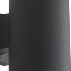 Progress Lighting Cylinder Outdoor Wall Light, Black - Image 5