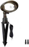 Gardenreet Solid Brass Flood Light - Low Voltage LED Wall Wash Landscape Light, 12V Outdoor Hardwired Waterproof, Bronze Angle Adjustable Lighting for Garden Tree Yard Wall Without G4 Bulb by Gardenreet