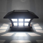 COHEALI 2pcs Solar Post Cap Light Coffee Ip65 Weather Resistant Xmas - Image 4