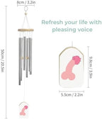 Cute Penis Dick Wind Chime Memorial Zen Atmosphere Hanging Decoration for Garden Yard - Image 2