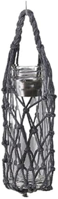 Mason Jar Hangers 10pcs Hand Woven Water Cup Mesh Bag Weave Can Be Suspended Bottle Cover Manual Cotton Rope Umbrella Storage For Hanging Bottle(Gray) by Unknown