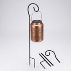 Solar Lantern with Shepherd Hook Hanging Pole, Cross, Religious Decorations | Decorative Outdoor Waterproof Garden Lantern | Catholic Christian Gift Idea for Home, Yard, Patio, Backyard, Porch - Image 4