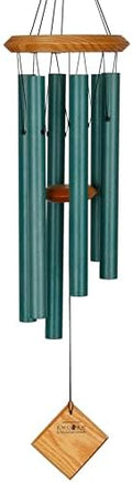Woodstock Chimes Pluto Wind Chime for Outside 27" Verdigris Small, Light Airy Sound for Outdoor Garden, Patio, Porch Decor, Encore Collection DCV27 by WoodstockChimes