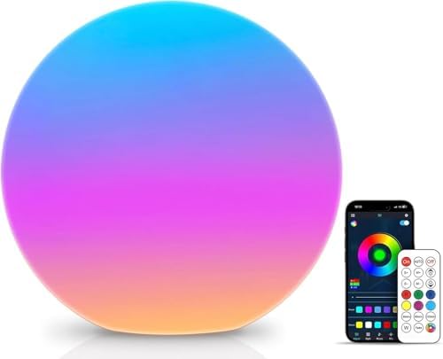 LOFTEK 8-inch Smart LED Ball Lamp with APP & Music Sync, Corded Electric by LOFTEK