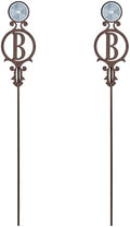Touch of Class Pathways Driveway Marker Stake, Monogram, Bronze, Set of 2 by TouchofClass