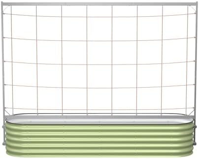 Vego Garden 8.0ft Long Tomato Metal Frame Trellis, Garden Trellis for Climbing Plants Like Cucumber Beans Tomatoes & Vines, (Garden Beds Not Included) by Unknown