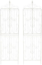 Sungmor 2 Pack Large Garden Trellis, 92.5 Inch Tall Rustic White by Sungmor