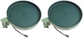 Farm Innovators BD-75 All-Season 3-in-1 Outdoor 14-Inch Heated Birdbath with 3 Mounting Options, 75 Watts, Green/Light Green (2 Pack) by FarmInnovatorsInc