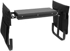 Aramox Wide Garden Kneeler Seat with 2 Tool Pouches Foldable Gardening Stool Adjustable Height for Kneeling Sitting (Black) - Image 2
