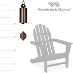 Woodstock Wind Chimes Heroic Windbell Wind Chimes for Outside, 40" Copper Large Windchime for Outdoor Garden, Patio, Porch Wind Bell, Deep Tone Sound - Image 4