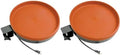 Farm Innovators BD-75 All-Season 3-in-1 Outdoor 14-Inch Heated Birdbath with 3 Mounting Options, 75 Watts, Terracotta (2 Pack) by FarmInnovatorsInc