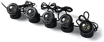 Jebao Submersible LED Pond Light with Photcell Sensor, Set of 5 - Image 3