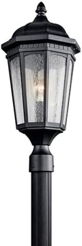 Kichler Courtyard Outdoor Post Light, Textured Black by KichlerLighting