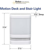Xodus Battery Operated LED Deck & Stair Light, Motion Sensor, White, 3 Pack - Image 4