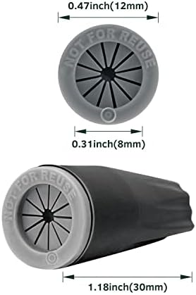 GKOLED 1 Pack Gray 6.8 Inch Hardscape Lights with Frosted Lens with 30 Pack Waterproof Lengthened Wire Connectors - Image 5