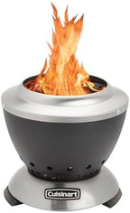 Cuisinart Outdoor Fire Pit, Cleanburn Smokeless System, Wood Burning, 7.5" by Cuisinart