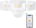 Onforu 55W Smart LED Flood Lights Outdoor, 5500LM, Tunable 2700K-6500K, APP Control, WiFi Alexa Security Lights with Timer & Adjustable 3 Head, IP65 Waterproof for House, Yard, Porch, Garage, Backyard by Onforu