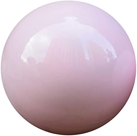 10 inches Gazing Ball,Pink Stainless Steel Garden Sphere,Seamless Polished Reflective Smooth Mirror Garden Globe,Colorful Addition for Photography Garden Home Decorate by Unknown