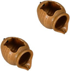 Levemolo 2pcs Ceramic Jar Fountain Decor for Backyard Aesthetic Decor Water Flow by levemolo
