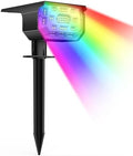 Color Outdoor Lights, 9 Light Modes Solar Spotlight Outdoor IP67 Waterproof, Powered Spot Lights Landscape Light for Yard, Garden, Christmas, Halloween by Unknown