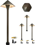 COLOER 4-Pack Brass12V Low Voltage Garden Path Lights Outdoor(605B) by COLOER