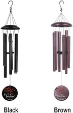Personalized 32" Wind Chimes for Outside, Memorial Gifts with Hummingbirds - Image 4