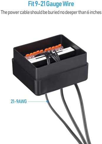 LEONLITE 10-Way Junction Hub for Low Voltage Landscape Light Outdoor - Image 4