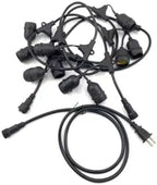 25FT LED Outdoor Patio String Lights.IP65 Water Proof Strand with 12 Shatterproof Bulbs.UL Listed Heavy-Duty Christmas Lights.Outside Hanging Lights for Patio,Balcony,Garden,Yard,Party. - Image 5