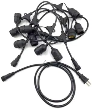 25FT LED Outdoor Patio String Lights.IP65 Water Proof Strand with 12 Shatterproof Bulbs.UL Listed Heavy-Duty Christmas Lights.Outside Hanging Lights for Patio,Balcony,Garden,Yard,Party. - Image 5