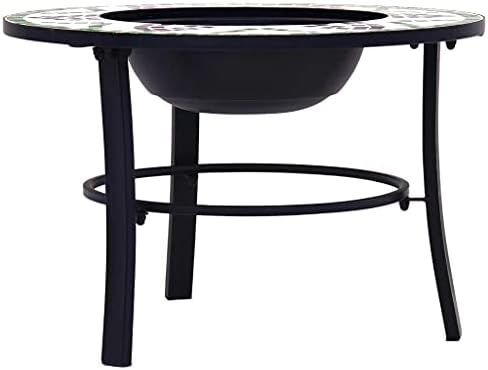Mosaic Fire Pit Green 26.8 Inch Ceramic - Image 4