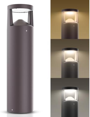 OSTEK 42" LED Bollard Light, 24W, 3CCT Selectable, 3120LM by OstekLedLighting